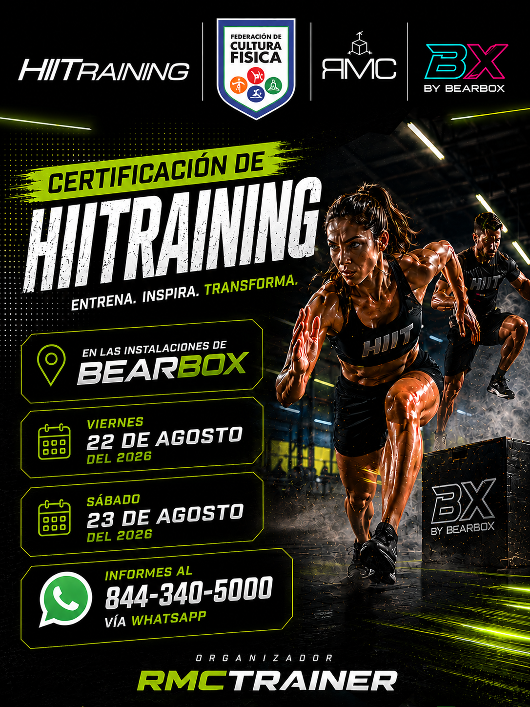 Certificación HIITRAINING Saltillo 2026 — RMCTrainer